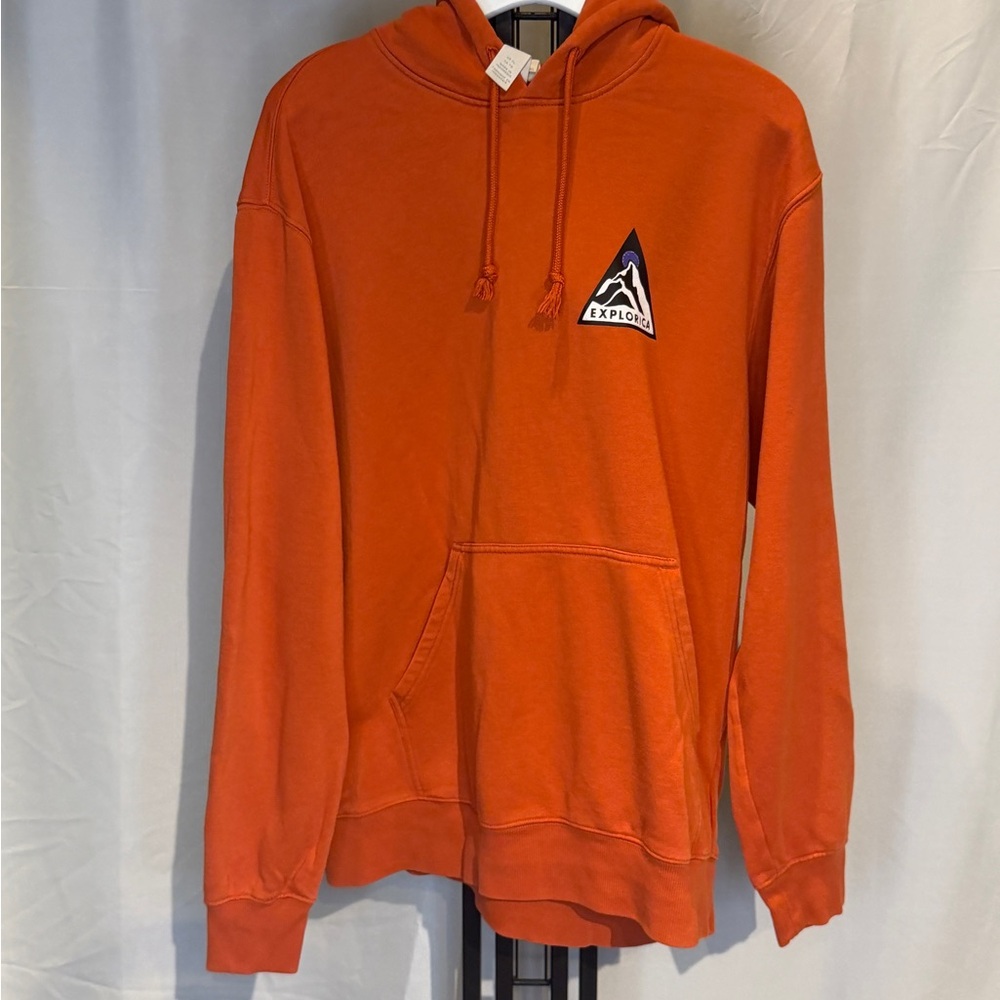 H&M Vibrant‎ Orange Explore Hoodie